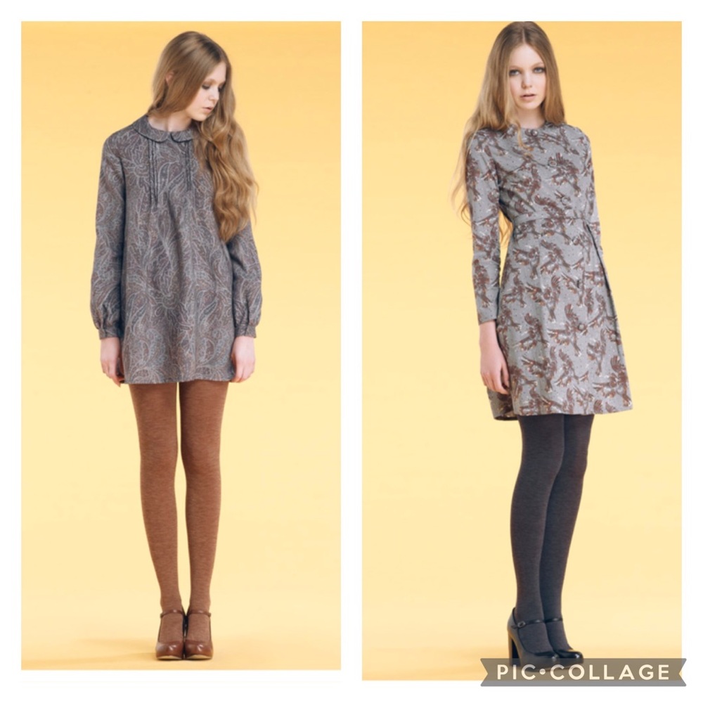 Nadinoo Liberty fabric, Y2K 80's style flower print, Peter Pan collar dress